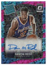 2017-18 Donruss Optic Rated Rookies Signatures Fast Break Pink Davon Reed 04/20