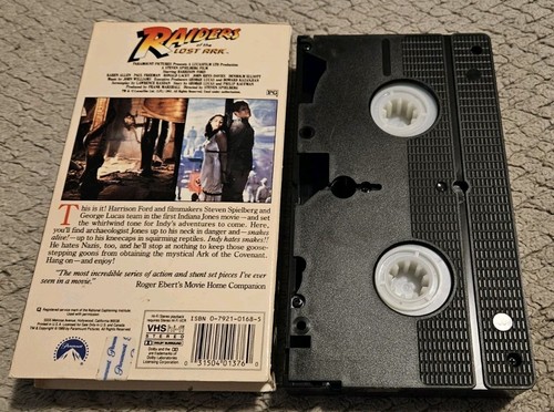 Raiders Of The Lost Ark 1981 VHS Tested Plays - Picture 9 of 12