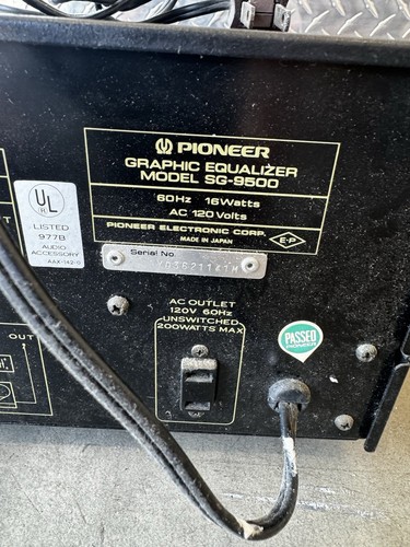 Pioneer SG-9500 (Read Description) - Picture 9 of 10