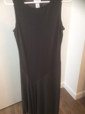NWT Ann Taylor LOFT Dress 10 Black Sleeveless Asymmetrical Hem Cocktail MRP $79