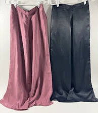 Lot Of 2 Athleta Calm Cool Pantalon Pants Cooling Pajama Breathable Boho S NWOT