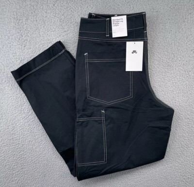 Nike SB Cargo Pants Mens 36 Double Knee Skate Black [FB8428-010] NEW