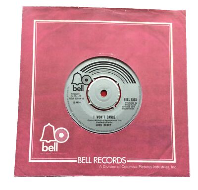 E844, I Won t Dance, John Henry, 7'' 45rpm Single, Excellent Condition
