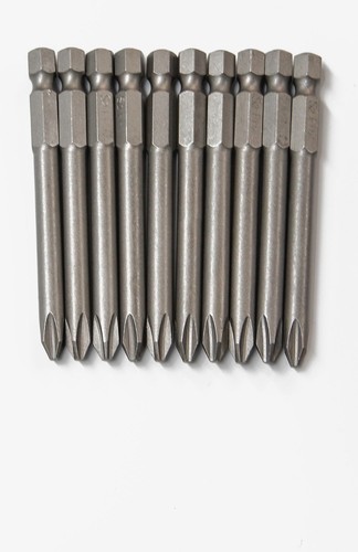 BULK Pack Magnetised Phillips PH2 Head Screw Driver Bits S2 Steel Suit Drill Hex - Picture 6 of 12