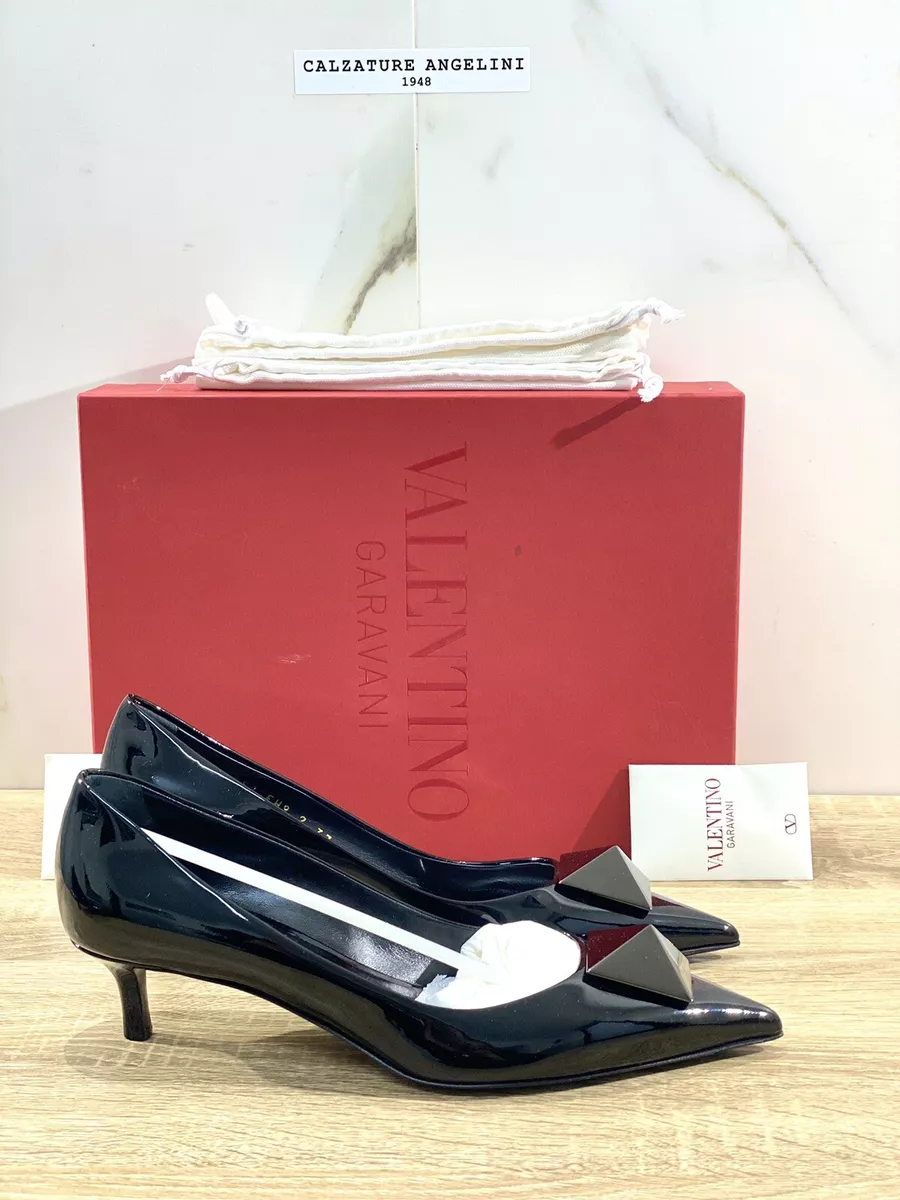 Tordenvejr Hårdhed regnskyl Valentino Garavani Pumps One Stud Patent Black Luxury Valentino Shoes 37 |  eBay