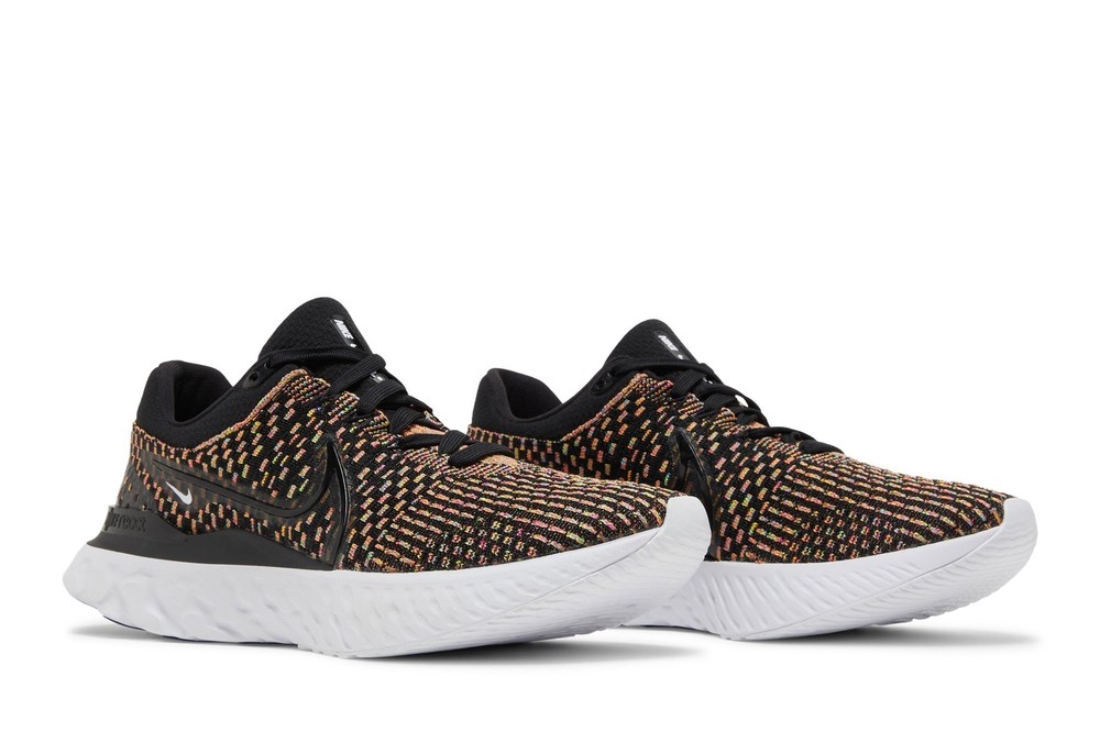 Nike React Infinity Run Flyknit 3 Running Shoes Black Multi DH5392-002