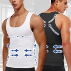 Fajas Para Hombres Chaleco adelgazante Camisa de compresión Ginecomastia Tanque