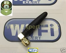 New 1dbi 2" Angle 2.4GHz 5GHz Dual Band WiFi Antenna RP-SMA Linksys D-Link