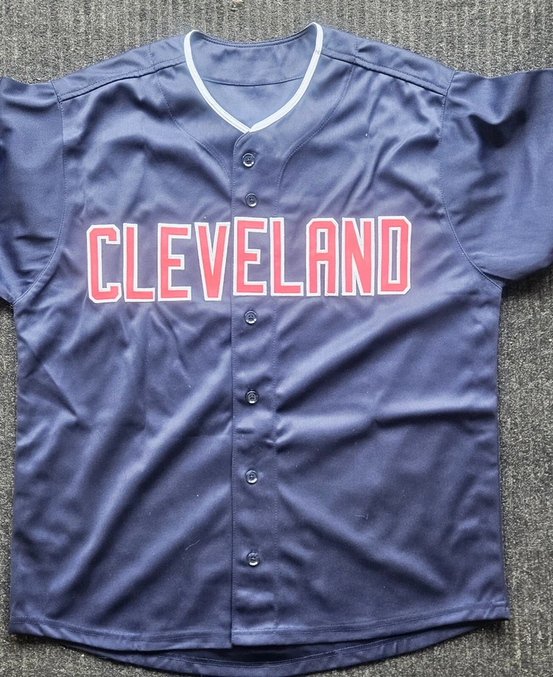 Jim Thome Signed Custom Style Blue Jersey JSA - Image 2 of 2