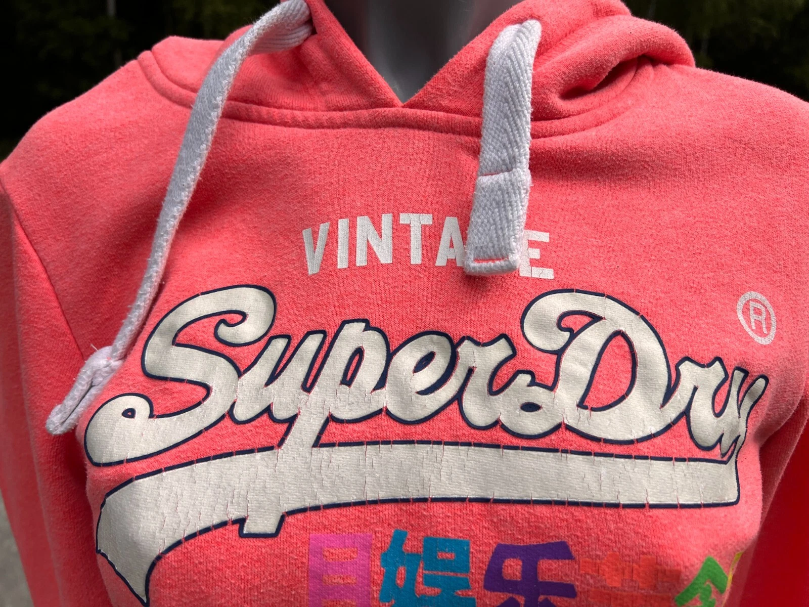 SACAI SUPERDRY DONNA HOODY FELPA CON CAPPUCCIO TAGLIA S BUONE CONDIZIONI OTTIMA COOL