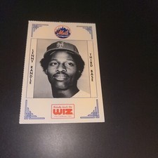 1991 New York Mets Nobody Beats The WIZ #323 Lenny Randle
