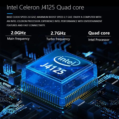 Win 11 Pro For Intel Celeron J4125 15.6'' 1920*1080 Game Office Laptop NoteBook - Picture 14 of 25
