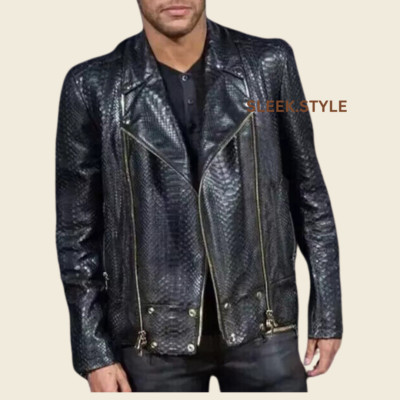 New Mens Leather Jacket Premium Quality Outerwear for Stylish Street Wear
