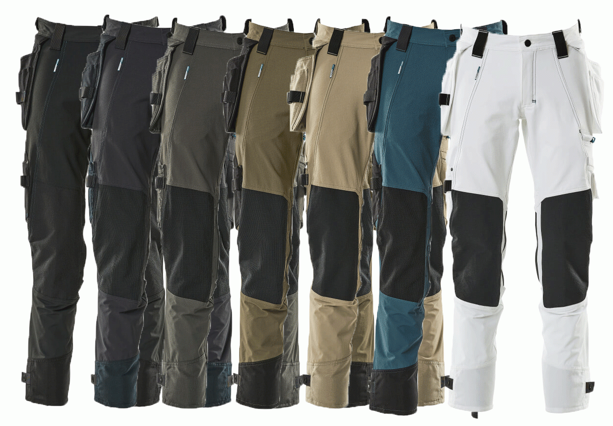 Craft Trousers Full Stretch Proffs Mascot Black  Ullared Lantmän