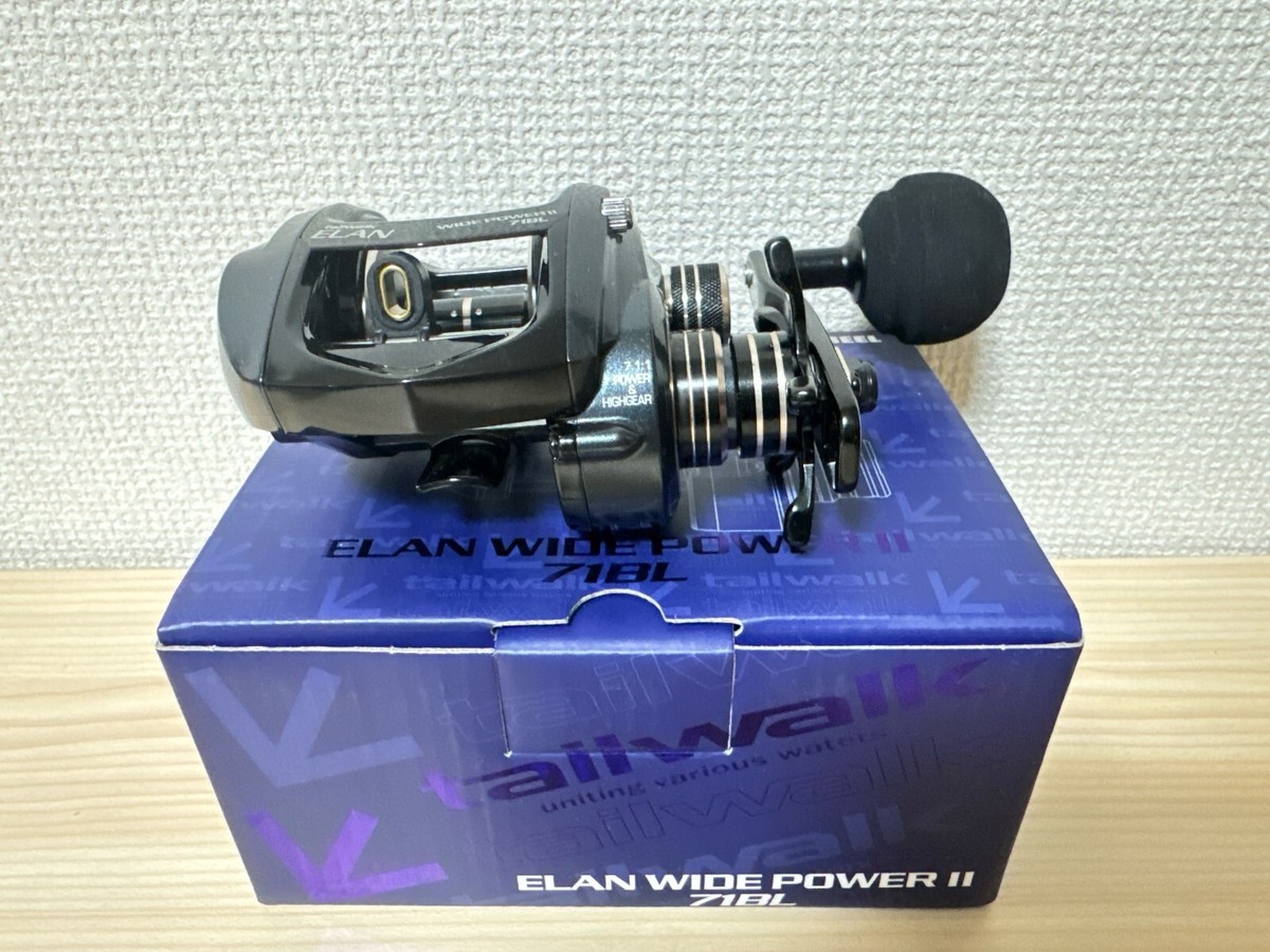 リール tail walk ELAN WIDE POWER2 71BR Tail walk (tailwalk) Bait Reel ELAN Wide Power Plus 71R