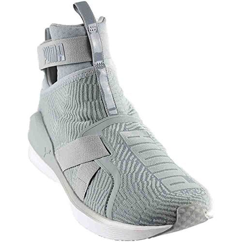 puma fierce high-top strap flocking sneaker