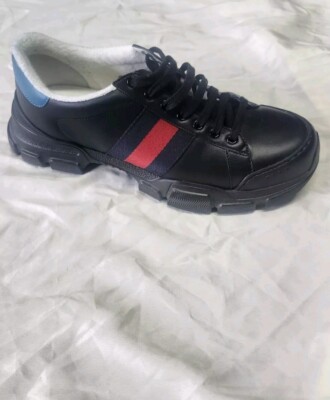Gucci Nero Sneakers Italy Size 8.5 | eBay display picture 3