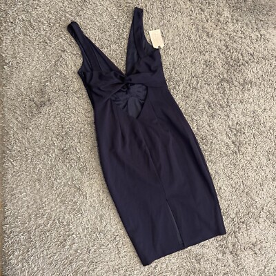 Anthropologie BHLDN Katie May NEW Damaris Midi Dress In Navy Size L | eBay