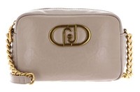 Liu Jo Lapuffy Ecs Camera Case M UmhäNgetasche Tasche Dark Sand Taupe Neu