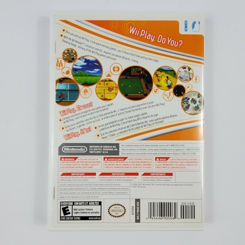 Wii Play Nintendo Wii Completo en Estuche con Manual Probado Funcionando - Imagen 2 de 6