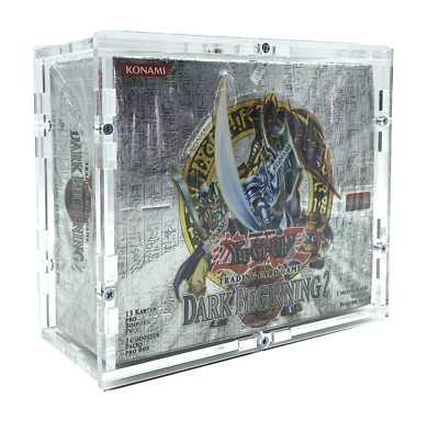 Acrylic Case fits Yugioh Booster Box 24 Booster with 13 cards hardcover  protecti | eBay