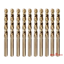 10PCS 5/64" Cobalt Drill Bit Set M35 HSS Jobber Length Twist Drill Bits Tools