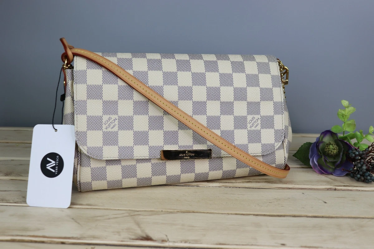 Louis Vuitton Damier Azur Monogram Canvas Favorite MM Crossbody