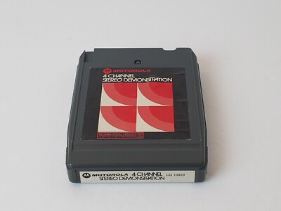 Motorola 4 Channel Stereo Demonstration 8-Track Cartridge