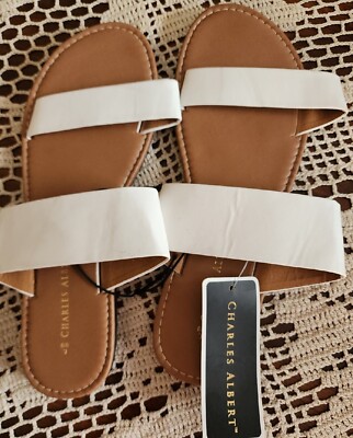 Charles Square Toe Flat Sandals 2021 Charles Albert Slip On Open