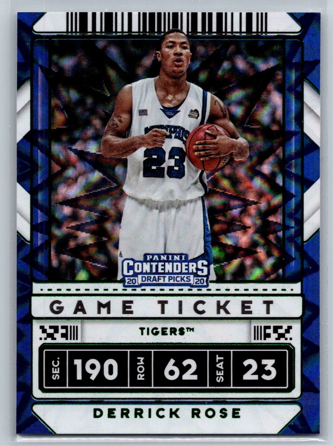 Derrick Rose trading card