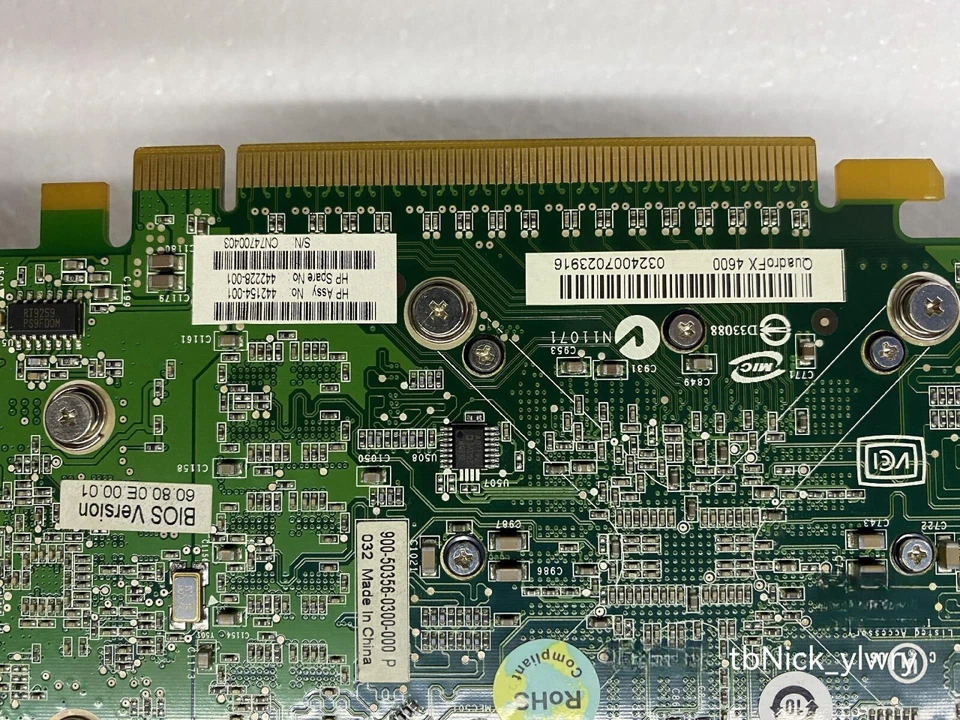NVIDIA Quadro FX4600 768MB GDDR3 Dual DVI Professional Graphics Card - Image 3 of 4