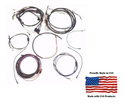 Complete Wiring Harness Ford 2000 3000 4000 3 Cylinder Gas Tractor / Generator - Picture 3 of 3