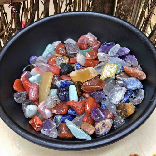hause sammlerstücke bunte naturstein edelstein crystal zauberstab punkt heilung - Bild 3 von 3