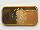 1973 Washington Mint Indian Eagle WM-55G Silver Art Bar A1311