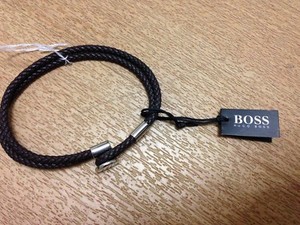 herren lederarmband boss