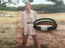 ARTISAN CRAFTED BRAIDED LEATHER BRACELET with MAGNETIC CLOSURE