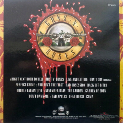 GUNS 'N' ROSES - Use Your Illusion I, Part 1, 1st press