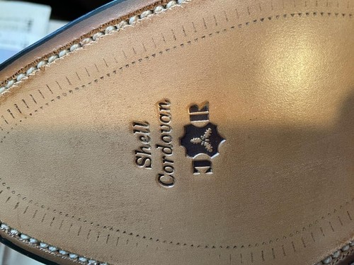 Allen Edmonds Bancroft Oxford SHELL CORDOVAN Handmade Shoes Size 6.5 US 6 UK NEW - Picture 10 of 14