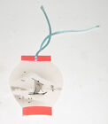 Vintage Japanese Paper Lantern Motif Bridge Tally