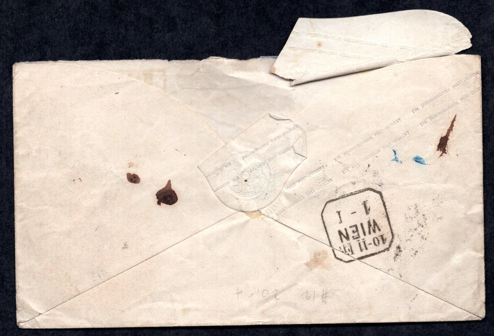 GERMANY 1850 POSTAL COVER 1sg. UPRATED 25Sg. SCOTT #4 TIED HALBERSTADT BAHNHOF - Image 2 of 2