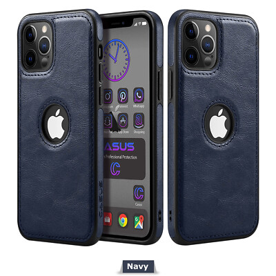 For iPhone 13 Pro Max Case Slim Leather Luxury Thin Shockproof Cover Case 4Color