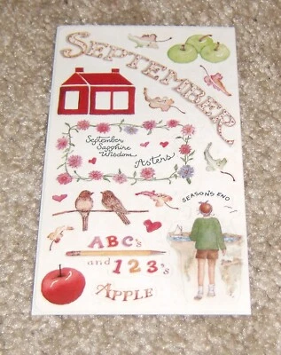 Colorbok Sticker Sheet ~ Susan Branch.....Month of the Year ~ September