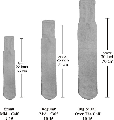 12 Paris Mens Grey Cotton Athletic Sports Tube Socks 26" Size 10-15 - Picture 4 of 4