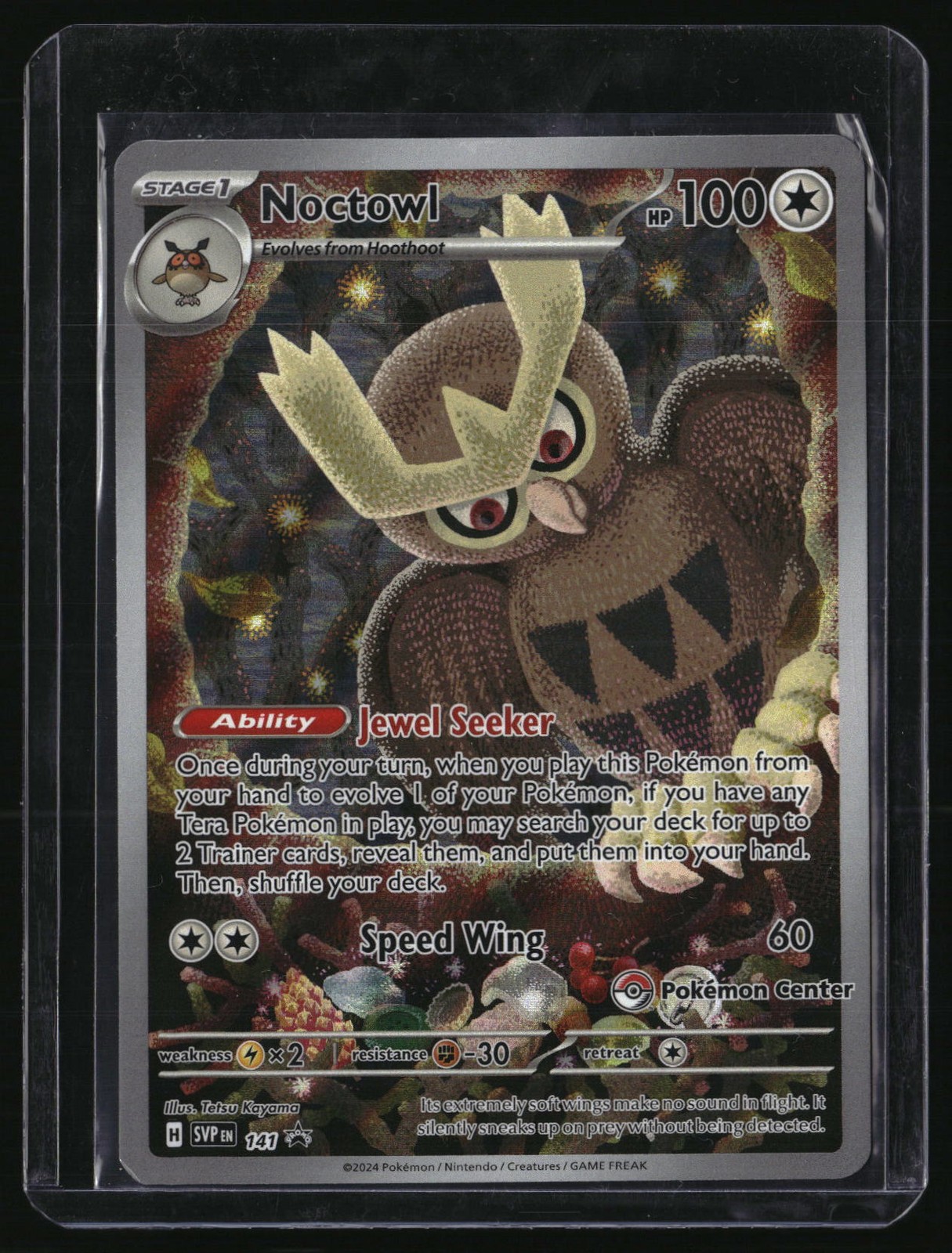 SV: Scarlet & Violet Promo Cards #141 Noctowl (Pokemon Center Exclusive)