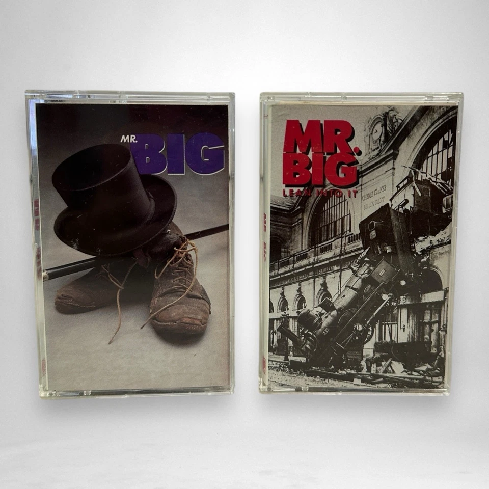 Mr. Big Cassette Tapes Lot of 2 - Mr. Big & Lean Into It - Image 3 of 4