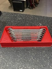 SNAP ON TOOLS 7pc 12pt Ratcheting Combination Wrench Set SOXR707A