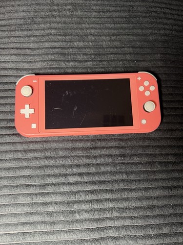 Nintendo Switch Lite Handheld Game Console Only HDH-001 Coral Pink PARTS