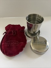 Milford New Zealand Single Malt Whisky vintage collapsible cup