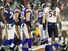 Brian Urlacher Signed 8x10 Photo Chicago Bears Brian Urlacher COA Hologram