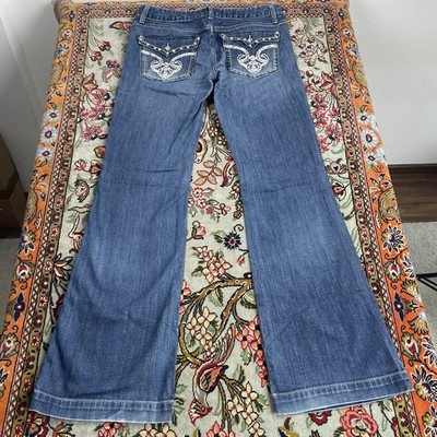 1996 damen bootcut jeans size 6R blau missme/truereligion look